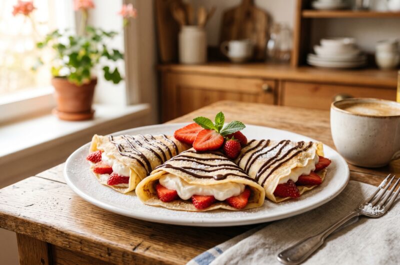 Homemade Crepe Recipe Soft and Delicious