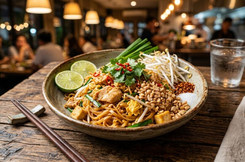 Healthy Pad Thai Recipe With Fresh Ingredients
