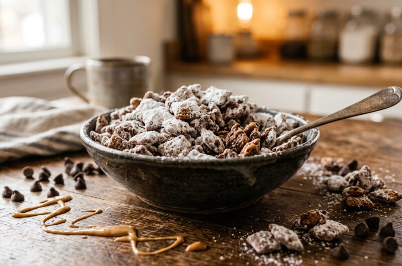 Crunchy Peanut Butter Puppy Chow Recipe