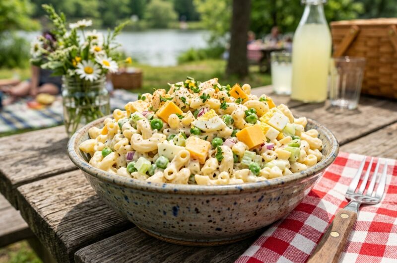 Classic Macaroni Salad For Summer Parties