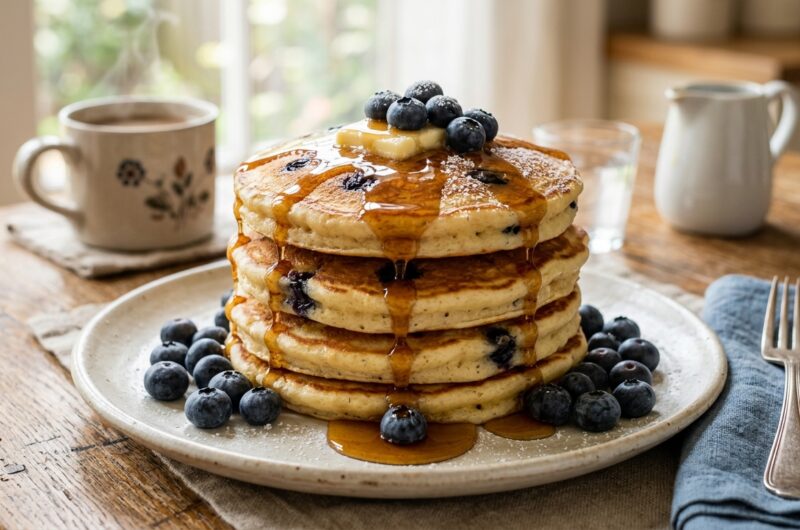 Blueberry Buttermilk Pancakes Everyone Loves