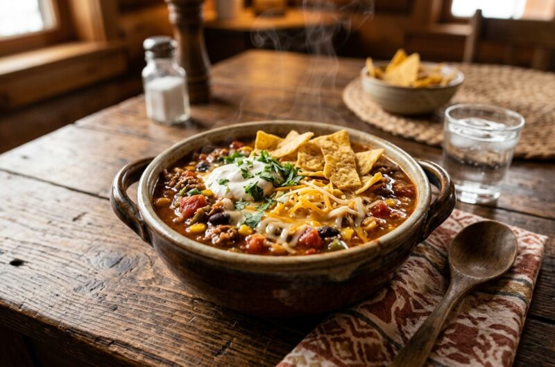 Quick Taco Soup Recipe That Tastes Amazing