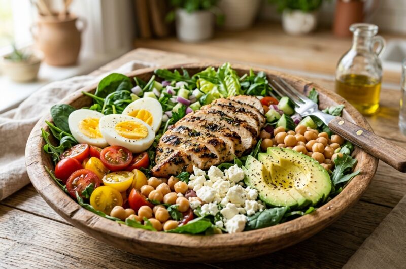 High Protein Salad Recipe for Healthy Meals